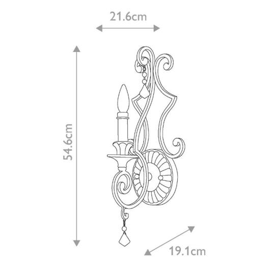 falikar klaszikus falilampa elegans otthon villa kastely bronz arany lampa.jpg